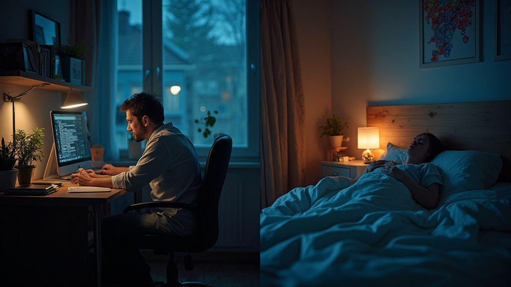 Hur stress vid arbete påverkar nattlig sömn