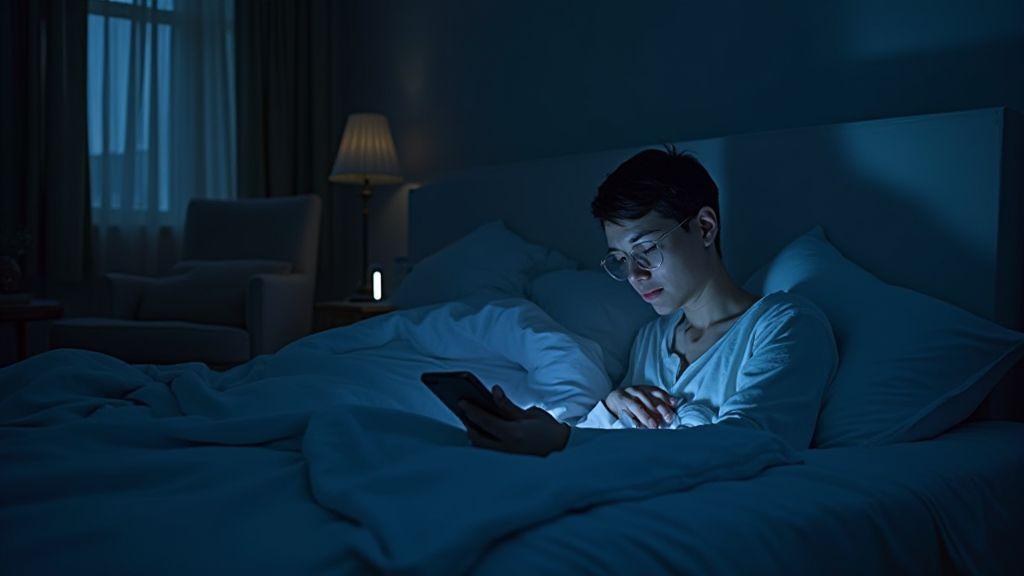 Påverkan av skärmtid på nattsömn och blåljus